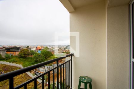 Varanda da sala de apartamento à venda com 2 quartos, 55m² em Jardim Jamaica, Santo André