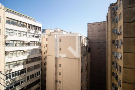Vista da Sala de apartamento à venda com 1 quarto, 60m² em Leme, Rio de Janeiro
