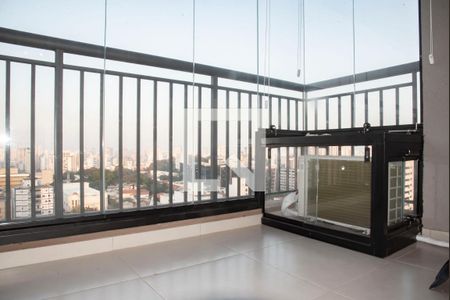 Varanda da Sala de apartamento para alugar com 1 quarto, 35m² em Vila Clementino, São Paulo