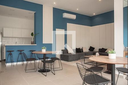 Apartamento para alugar com 35m², 1 quarto e sem vaga Apartamento para alugar com 35m², 1 quarto e sem vagaÁrea comum - Salão de festas