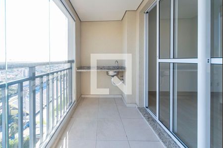 Varanda da Sala de apartamento para alugar com 3 quartos, 84m² em Vila América, Santo André