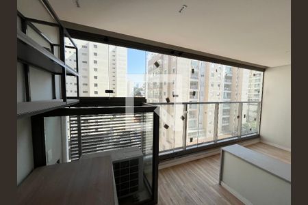 Varanda  de apartamento para alugar com 1 quarto, 37m² em Vila Monte Alegre, São Paulo