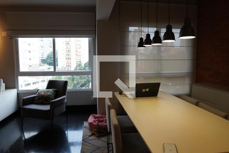 Sala de apartamento à venda com 1 quarto, 88m² em Paraíso, São Paulo