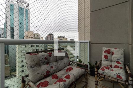 Varanda da Sala de apartamento à venda com 2 quartos, 80m² em Paraíso, São Paulo