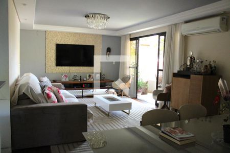 Sala de apartamento à venda com 4 quartos, 190m² em Jardim Trussardi, São Paulo