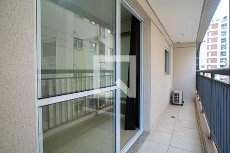 Varanda da Sala de apartamento para alugar com 1 quarto, 40m² em Consolação, São Paulo