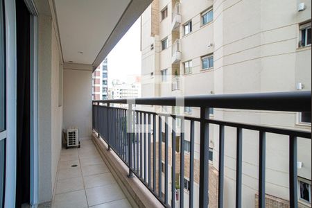 Varanda da Sala de apartamento para alugar com 1 quarto, 40m² em Consolação, São Paulo