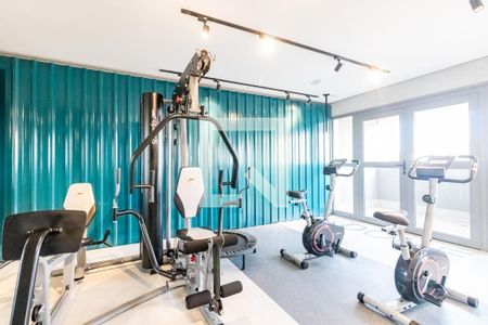 Apartamento à venda com 28m², 1 quarto e sem vaga Apartamento à venda com 28m², 1 quarto e sem vagaÁrea comum - Academia