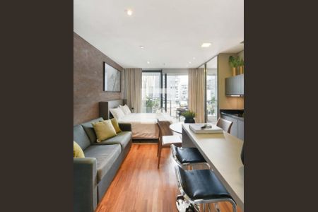 Foto 03 de apartamento para alugar com 1 quarto, 35m² em Vila Olímpia, São Paulo
