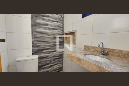 Banheiro Quarto 1 suíte de apartamento para alugar com 2 quartos, 46m² em Parque das Nações, Santo André