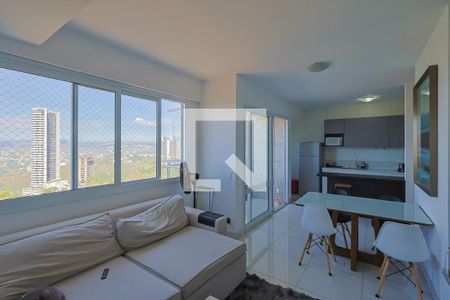Sala de apartamento para alugar com 2 quartos, 78m² em Vila da Serra, Belo Horizonte