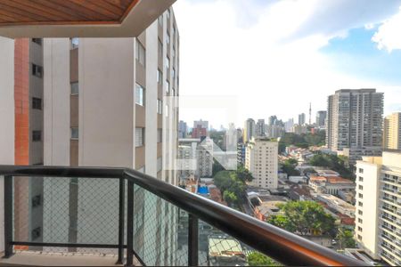 Varanda da Sala e Suíte de apartamento à venda com 1 quarto, 57m² em Pinheiros, São Paulo