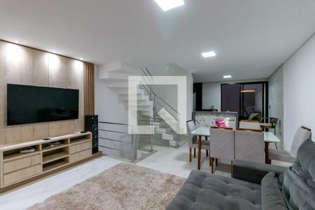 Sala de casa para alugar com 3 quartos, 190m² em Itapoã, Belo Horizonte