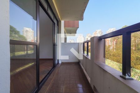 Varanda da Sala de apartamento à venda com 4 quartos, 230m² em Jardim Ampliacao, São Paulo