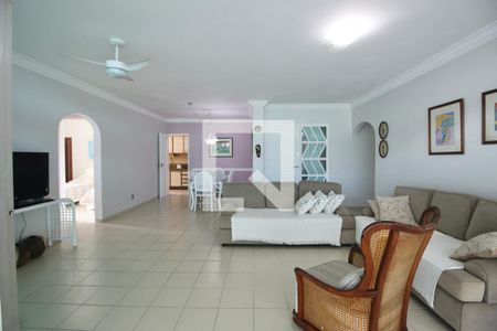 Sala de apartamento para alugar com 4 quartos, 160m² em Mar E Céu, Guarujá