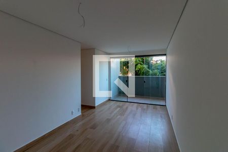 Sala de apartamento à venda com 3 quartos, 113m² em Caiçara-adelaide, Belo Horizonte