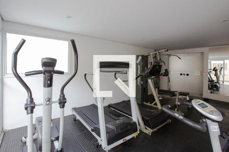 Apartamento para alugar com 40m², 1 quarto e 1 vaga Apartamento para alugar com 40m², 1 quarto e 1 vagaÁrea comum - Academia