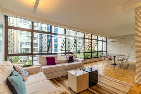 Sala de Estar de apartamento à venda com 3 quartos, 180m² em Santa Cecilia, São Paulo