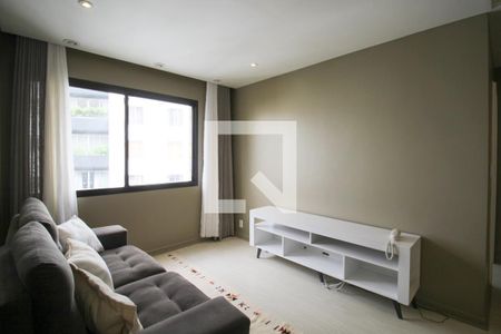Sala  de apartamento para alugar com 2 quartos, 60m² em Vila Nova Conceição, São Paulo