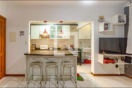 Detalhe Sala de apartamento à venda com 2 quartos, 56m² em Vila Nova, Porto Alegre