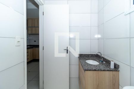 Banheiro de kitnet/studio para alugar com 1 quarto, 26m² em Tatuapé, São Paulo