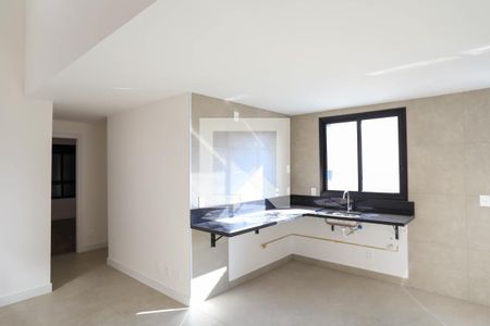 Sala/Cozinha de apartamento à venda com 2 quartos, 140m² em Lourdes, Belo Horizonte