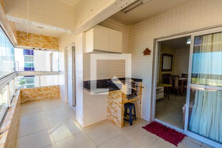 Varanda Gourmet de apartamento para alugar com 3 quartos, 90m² em Cidade Ocian, Praia Grande