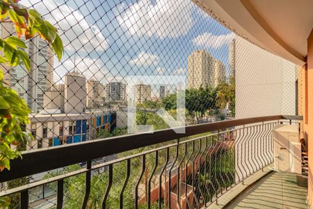 Varanda da sala  de apartamento para alugar com 3 quartos, 120m² em Vila Mascote, São Paulo