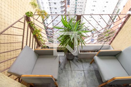 Varanda da Sala de apartamento à venda com 2 quartos, 78m² em Vila Mariana, São Paulo