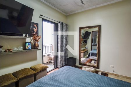 Quarto Suíte de apartamento à venda com 2 quartos, 75m² em Vila Homero Thon, Santo André