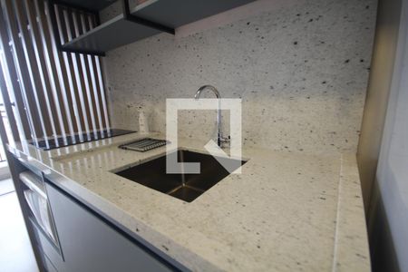 Detalhe da Sala/Cozinha de apartamento para alugar com 1 quarto, 32m² em Ipiranga, São Paulo
