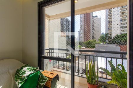 Varanda da Sala de apartamento para alugar com 2 quartos, 58m² em Perdizes, São Paulo