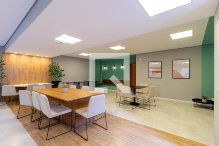Área comum - Salão de festas de apartamento para alugar com 1 quarto, 33m² em Belenzinho, São Paulo