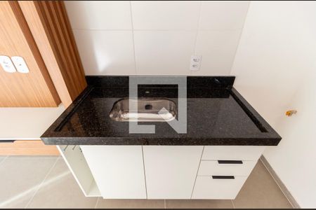 Detalhe - Cozinha de apartamento para alugar com 1 quarto, 33m² em Belenzinho, São Paulo