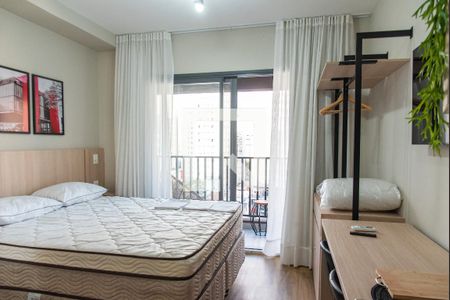 Sala/quarto de kitnet/studio para alugar com 1 quarto, 24m² em Paraíso, São Paulo