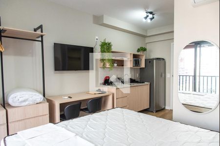 Sala/quarto de kitnet/studio para alugar com 1 quarto, 24m² em Paraíso, São Paulo