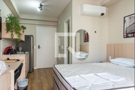 Sala/quarto de kitnet/studio para alugar com 1 quarto, 24m² em Paraíso, São Paulo