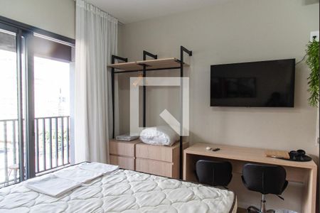 Sala/quarto de kitnet/studio para alugar com 1 quarto, 24m² em Paraíso, São Paulo
