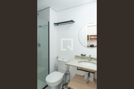 Banheiro de kitnet/studio à venda com 1 quarto, 24m² em Paraíso, São Paulo