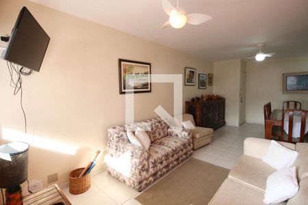 Sala de apartamento para alugar com 3 quartos, 85m² em Balneario Cidade Atlantica, Guarujá