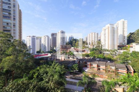 Vista da Varanda da Sala de apartamento para alugar com 3 quartos, 168m² em Vila Andrade, São Paulo