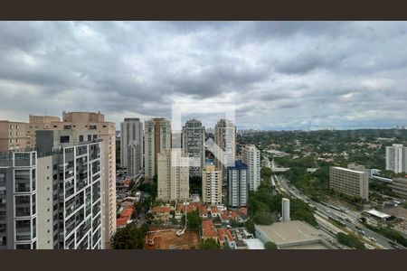 Vista Quarto de apartamento à venda com 1 quarto, 32m² em Jardim das Acácias, São Paulo