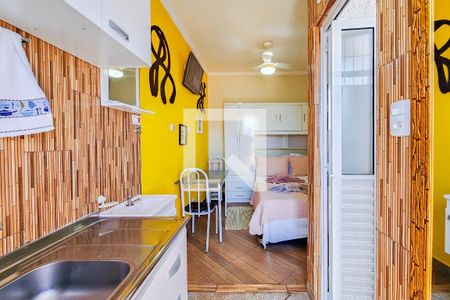 Cozinha de kitnet/studio para alugar com 1 quarto, 20m² em Loteamento Villa Branca, Jacareí