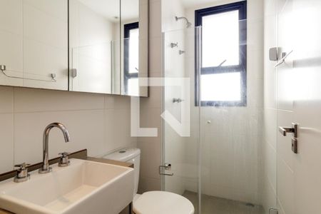 Banheiro - Suíte de apartamento à venda com 1 quarto, 45m² em Santa Cecília, São Paulo