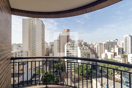 Varanda de apartamento à venda com 1 quarto, 45m² em Santa Cecília, São Paulo