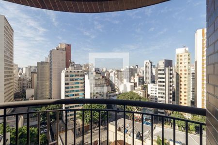 Varanda de apartamento à venda com 1 quarto, 45m² em Santa Cecília, São Paulo