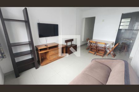 Sala de apartamento para alugar com 1 quarto, 50m² em José Menino, Santos