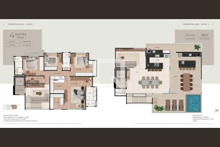 Apartamento à venda com 4 quartos, 302m² em Ouro Preto, Belo Horizonte