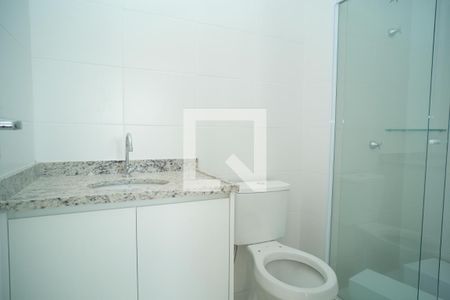 Banheiro da Suíte de apartamento à venda com 1 quarto, 24m² em Pinheiros, São Paulo
