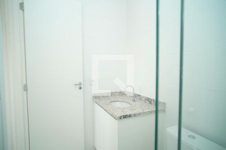 Banheiro da Suíte de apartamento à venda com 1 quarto, 24m² em Pinheiros, São Paulo